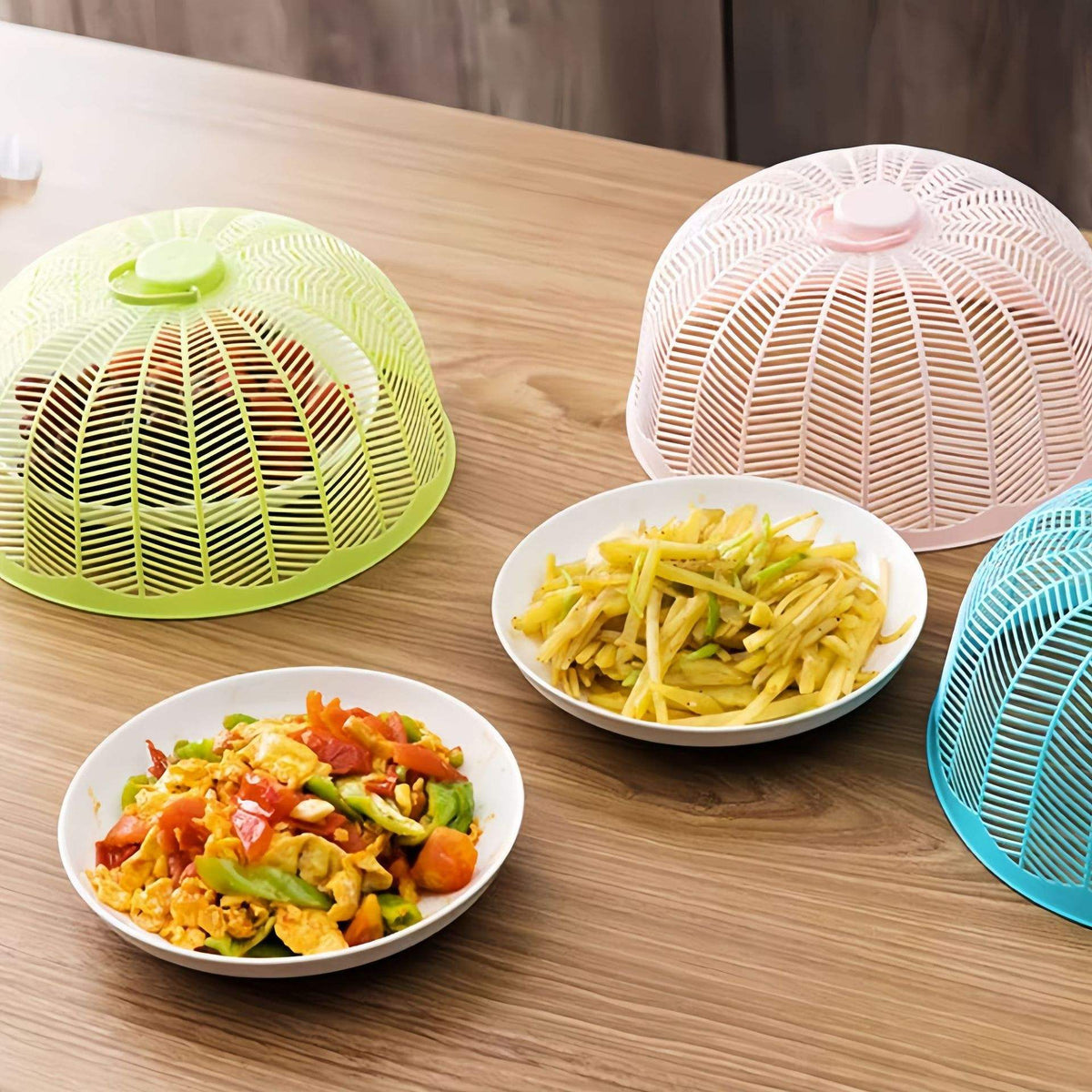 Food Net ABS Plastic Protector Cover – Reusable Food Cover for Kitchen & Dining