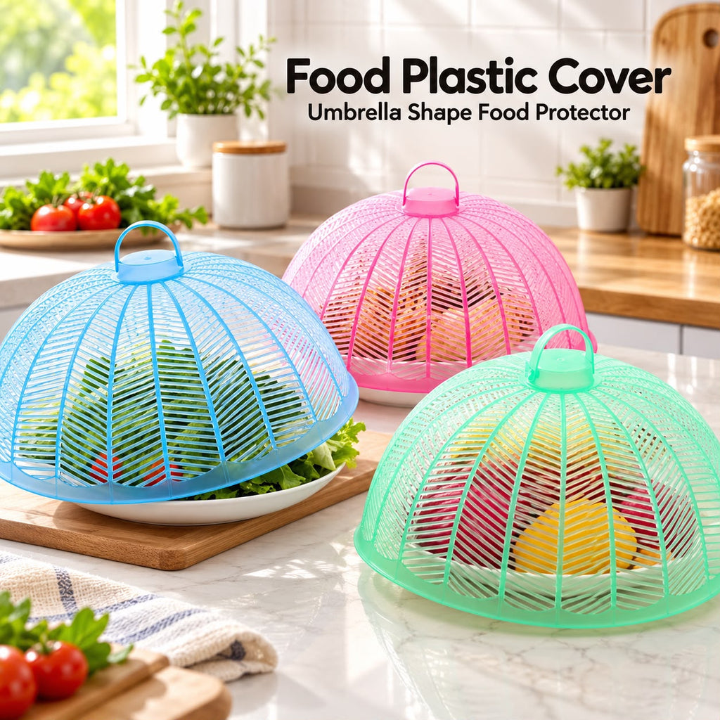 Food Net ABS Plastic Protector Cover – Reusable Food Cover for Kitchen & Dining