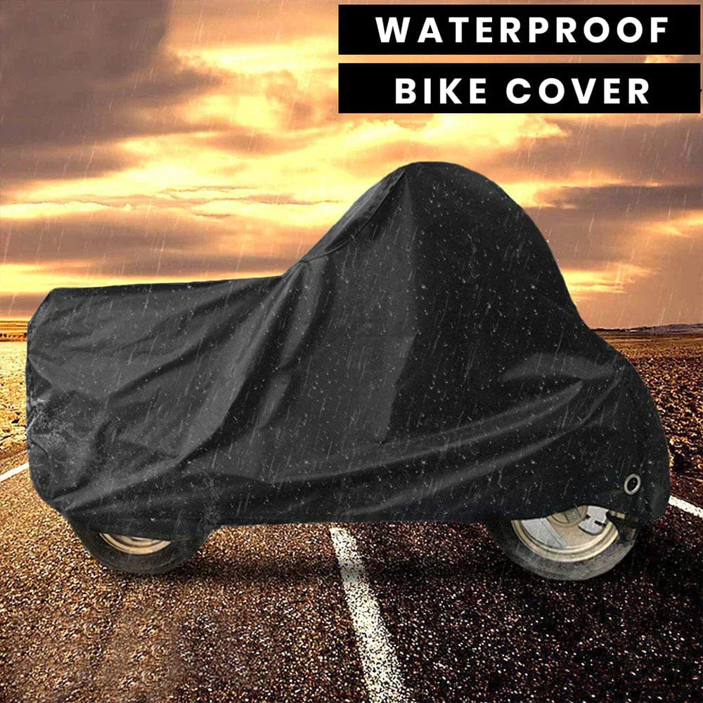Premium Waterproof Bike Cover – Universal Motorcycle Cover | Anti-UV, Dust & Rain Protection